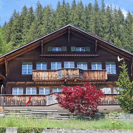 Chalet Gotthelf Gartenstudio, Ferien mit Hund Adelboden Exterior foto