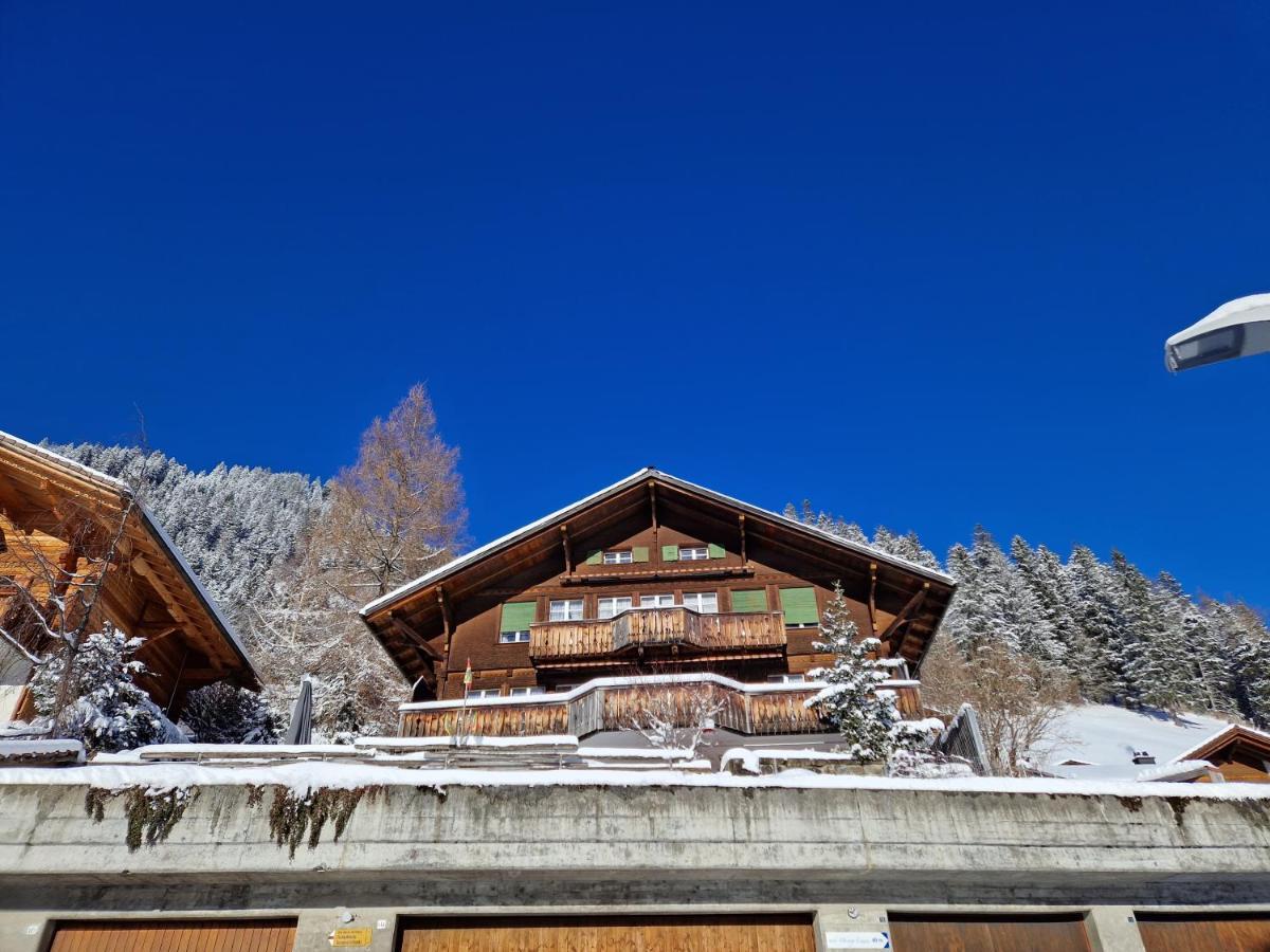 Chalet Gotthelf Gartenstudio, Ferien mit Hund Adelboden Exterior foto