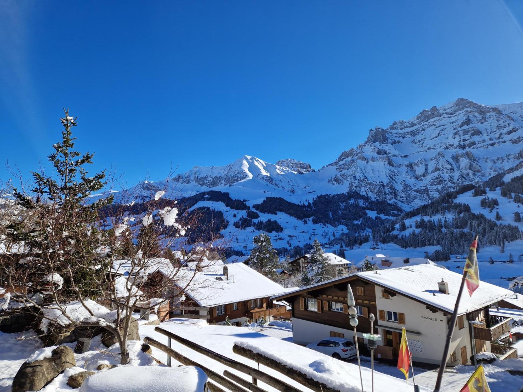 Chalet Gotthelf Gartenstudio, Ferien mit Hund Adelboden Exterior foto